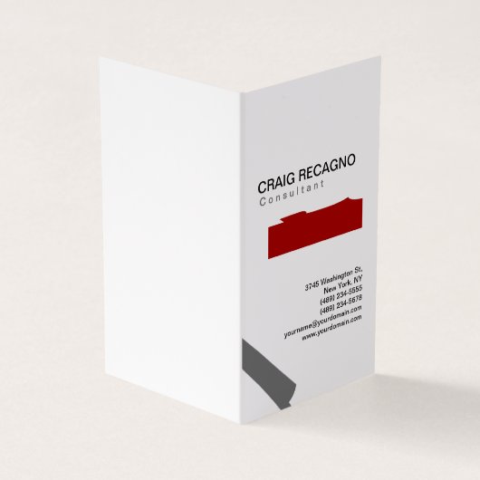 トレンディー芸術的かわいい白黒名刺 名刺 (外部)