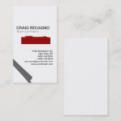 トレンディー芸術的かわいい白黒名刺 名刺 (正面/裏面)