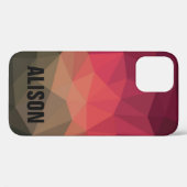 トレンディー若はっきりしたグラデーション名前をカスタムする Case-Mate iPhoneケース (裏面 (横))