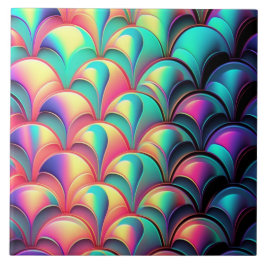 トレンディー虹彩模様 タイル