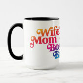 トレンディー記念日誕生日クリスマスパーソナライズされた マグカップ (左)