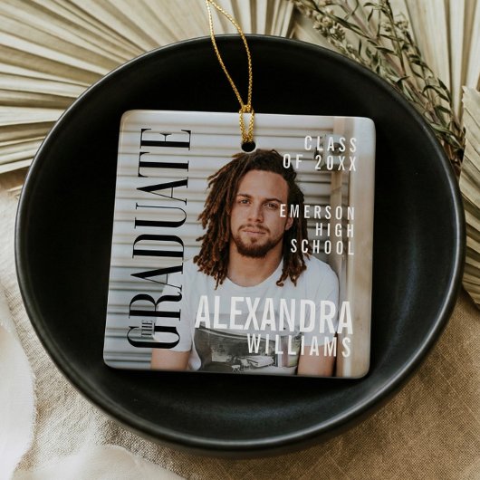 トレンディー誌が卒業インスパイア記念表紙 セラミックオーナメント