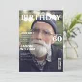 トレンディー誌は60th誕生日パーティーをカバー 招待状 (スタンド正面)