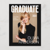 トレンディー誌カバー卒業発表 案内ポストカード (正面)