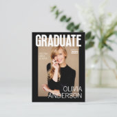トレンディー誌カバー卒業発表 案内ポストカード (スタンド正面)