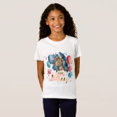 トレンディー誕生日ガールTシャツ Tシャツ (正面フル)