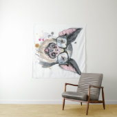 トレンディー豚 タペストリー (インサイチュ(横))