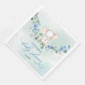 トレンディー象ブルーフローラユーカリ少年ベビー (コーナー)