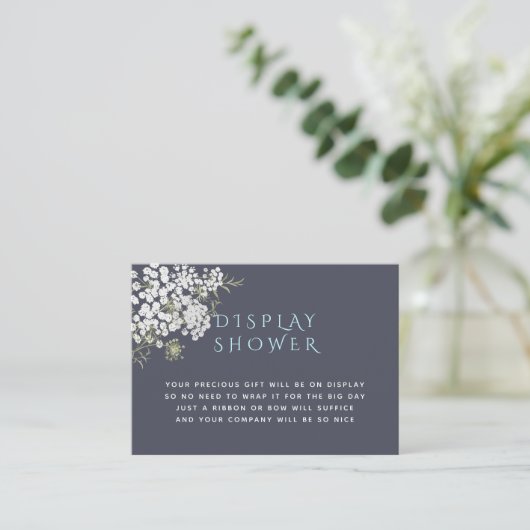 トレンディー赤ちゃんの息の赤ちゃんシャワー表示シャワー エンクロージャーカード (スタンド正面)