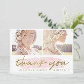 トレンディー赤面と金ゴールド2枚ありがとう サンキューカード (スタンド正面)