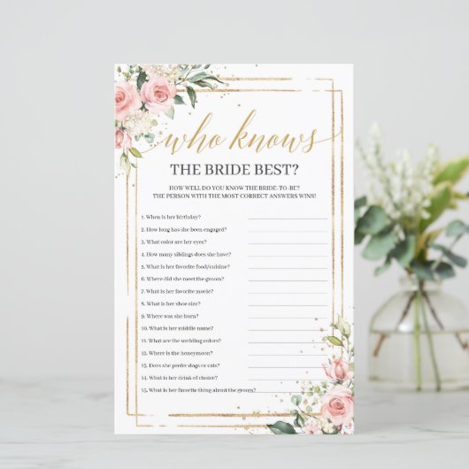 トレンディー赤面ピンクのフローラは花嫁を知ってい最高のる (スタンド正面)