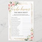 トレンディー赤面ピンクのフローラは花嫁を知ってい最高のる (正面)