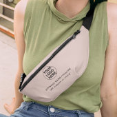 トレンディー赤面ピンクカンパニーロゴプロモーション ファニーパック