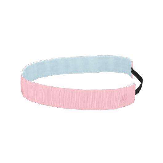 トレンディー赤面ピンク無地のカラー |クラシックエレガント アスレチックヘッドバンド (右)