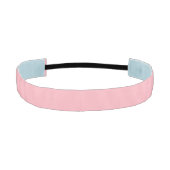 トレンディー赤面ピンク無地のカラー |クラシックエレガント アスレチックヘッドバンド (正面)