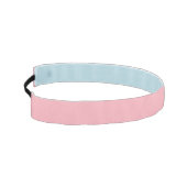 トレンディー赤面ピンク無地のカラー |クラシックエレガント アスレチックヘッドバンド (左)