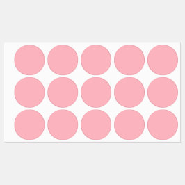 トレンディー赤面ピンク無地のカラー |クラシックエレガント ラベル