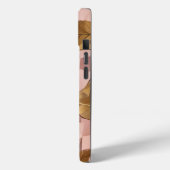 トレンディー赤面ピンク金ゴールドボホ離れコレクション Case-Mate iPhoneケース (裏面 / 左)