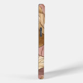 トレンディー赤面ピンク金ゴールドボホ離れコレクション Case-Mate iPhoneケース (裏面 / 右)
