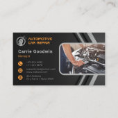 トレンディー車の車の修理 |カスタム 名刺 (正面)