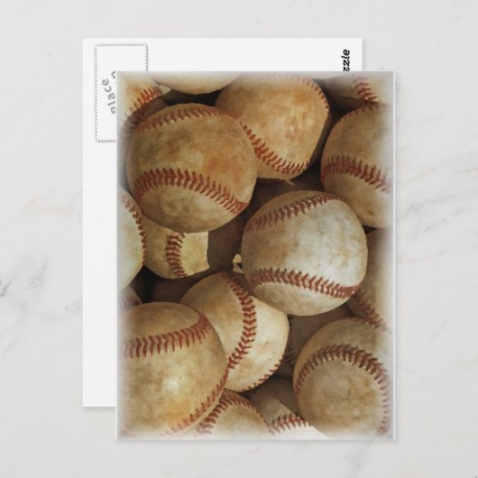 トレンディー野球のアートワーク ポストカード (正面/裏面)