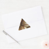 トレンディー野球のアートワーク 三角形シール (封筒)