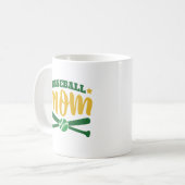 トレンディー野球のMOMグラフィックパーソナライズされたス贈り物 コーヒーマグカップ (正面左)