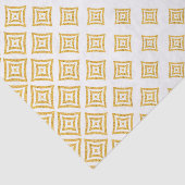 トレンディー金ゴールドグリッター菱形 薄葉紙 (詳細)