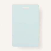 トレンディー金ゴールドパーソナライズされたのビジネスID バッジ (裏面)