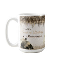 トレンディー金ゴールドボールガウン甘い16誕生日ドリップ