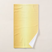 トレンディー金ゴールドルックグラマーテンプレートエレガント バスタオルセット (ハンドタオル)