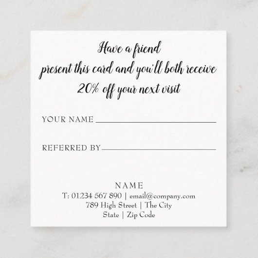 トレンディー金ゴールド散布ハート 紹介カード (裏面)