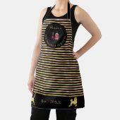 トレンディー金ゴールド&ブラックペットトリマー事業 エプロン (インサイチュ)