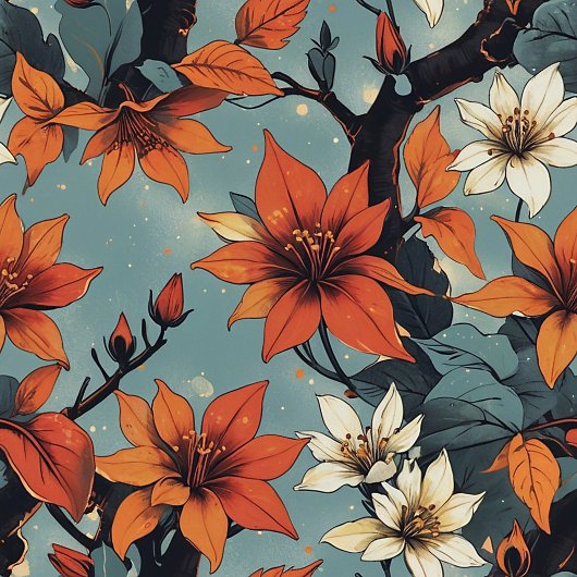 トレンディー銅と苔の緑の植物投げ フリースブランケット