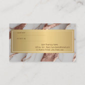 トレンディー銅グリッター大理石 紹介カード (裏面)