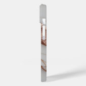 トレンディー銅グリッター大理石 Case-Mate iPhoneケース (裏面 / 左)