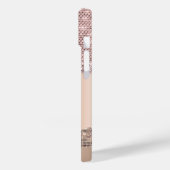 トレンディー銅ダイアモンズモノグラム Case-Mate iPhoneケース (裏面 / 左)