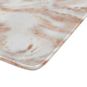 トレンディー銅バラ金ゴールド金属大理石 カッティングボード (角)