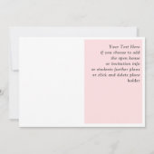 トレンディー院発表フォトカード赤面 招待状 (裏面)