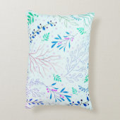 トレンディー青アクセント枕 アクセントクッション (裏面(縦))