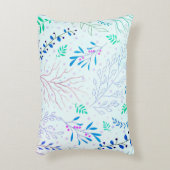 トレンディー青アクセント枕 アクセントクッション (正面(垂直))