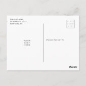 トレンディー青看護学校卒業発表 ポストカード (裏面)