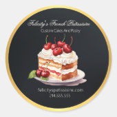 トレンディー食品・ベーカリー関連業務・マーケティング ラウンドシール (正面)