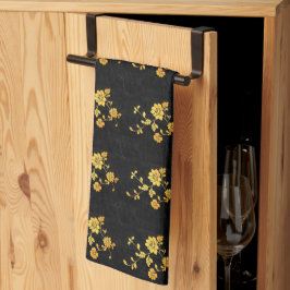 トレンディー高級エレガントフローラ キッチンタオル