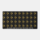 トレンディー高級エレガントフローラ デスクマット (正面)