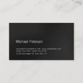 トレンディー魅力的カッコいいグレーフィットネス名刺 名刺 (裏面)