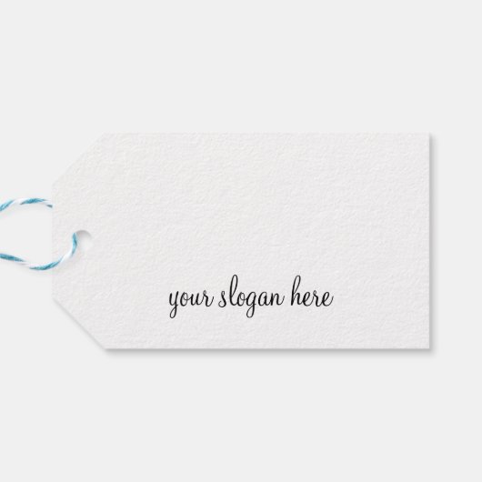 トレンディー鮮やかの水彩アイメイクアップアーティスト ギフトタグ (裏面横)