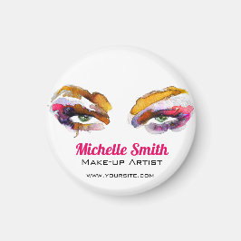 トレンディー鮮やかの水彩アイメイクアップアーティスト マグネット