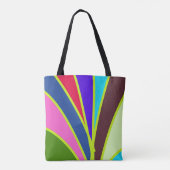 トレンディー鮮やか色数々ののシームレスパターントート トートバッグ (裏面)