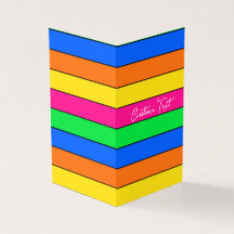 トレンディー鮮無地の鮮ストライプ文字パタ – ンカスタムク